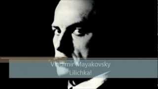 Vladimir Mayakovsky  in English  Lilichka [upl. by Pablo]