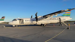 BRA ATR 72600 Visby to Bromma [upl. by Esirrehc]