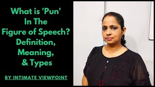 What Is Pun In The Figure of Speech  Definition Meaning  Types  Examples  By Intimate Viewpoint [upl. by Dadinirt]