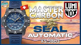 Best Seller In Blue  Luminox Master Carbon SEAL 200m Automatic wCarbonox™ XS3863 Unbox amp Review [upl. by Godding]