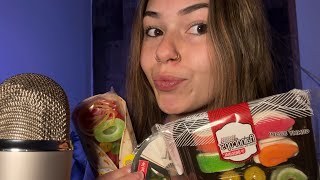 ASMR GUMMY CANDY MUKBANG💛 Mouth Sounds amp Whispering [upl. by Erihppas]