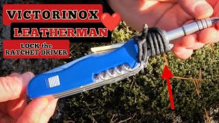 LOCK the Leatherman Ratchet Driver onto the Skipper  LOCK the MARLIN SPIKE sak edc survival [upl. by Atin]