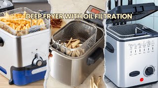 5 Best Deep Fryer With Oil Filtration 2025 [upl. by Citarella385]