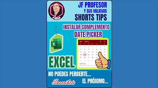 🚀Instalar Complemento Date Picker en EXCEL ¿Qué es y cómo funciona [upl. by Akkin]