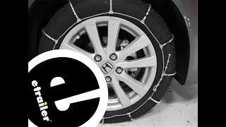 etrailer  Will the Glacier Cable Tire Chains Fit Your 2012 Honda Civic [upl. by Aicia]