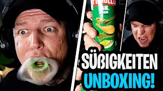 Monte PROBIERT SEETANG PRINGLES amp BANANEN Kuchen😂 Süßigkeiten Unboxing  MontanaBlack Highlights [upl. by Annaert]