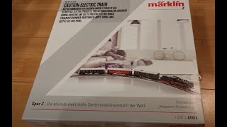 Marklin 81874 Z Scale Starter Set Unboxing Miniature Model Trains 1220 [upl. by Ecidnak]