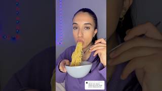 SOYA SOSLU NOODLE DENİYORUM shorts noodles asmr [upl. by Mayda954]