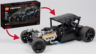 I explain how I designed this HOT ROD with the 42127 Batmobile Parts [upl. by Maribeth]