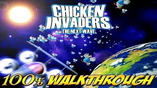 Chicken Invaders 2 The Next Wave  ALL WAVES  LEVELS 100 walkthrough [upl. by Huxley676]