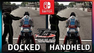 TT Isle of Man  Docked amp Handheld  Graphics Comparison amp Frame Rate TEST on Switch [upl. by Anaidirib]