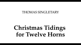 CHRISTMAS TIDINGS  for 12 Horns [upl. by Ahterahs518]