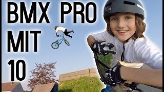 10 Jähriger BMX PROFI Lennox Zimmermann  Marc Diekmann [upl. by Oemac]