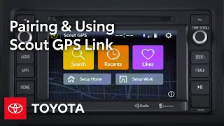 Toyota Entune l Scout GPS Link  Toyota [upl. by Ahsenroc733]