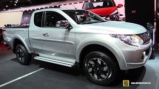 2017 Mitsubishi L200 Club Cab Intense 24 Diesel  Exterior Interior Walkaround  2016 Paris Motor [upl. by Aisayn]