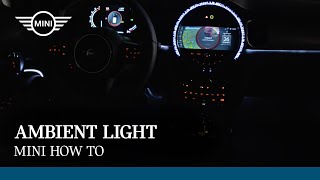 MINI Ambient Light  MINI HowTo [upl. by Fowkes]