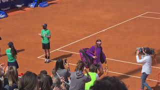 Rafael Nadal sale a luchar por la final del Torneo Conde Godo 2021 vs Tsitsipas Vamos Rafa [upl. by Llertnor]