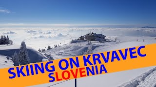 Beautiful ski day on Krvavec Slovenia [upl. by Aicener]