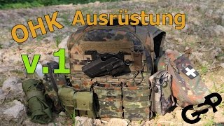 Friday´s OHK CQB Ausrüstung v1 Vorstellung  GSPAirsoft germandeutsch  That´s my Gear 00 [upl. by Kant]