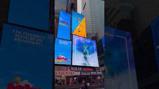 Xerjoff Erba Pura amp Erba Gold on a Times Square billboard [upl. by Meela590]