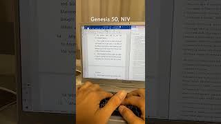 Genesis 50 NIV Bible Transcription241028 [upl. by Constancy]