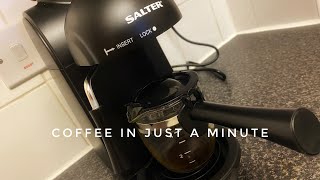 Salter Coffee Maker simple and easy to make a coffee [upl. by Yar]