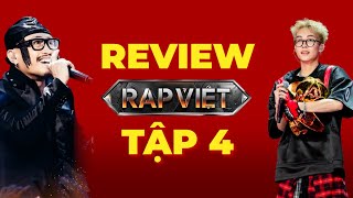 Review Tập 4 Rap Việt 2024 [upl. by Sutsugua]