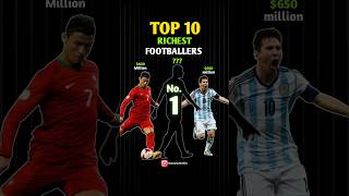 Top 10 Richest🤑 Footballers in the World  Lionel Messi  Cristiano Ronaldo  football richest [upl. by Atal]