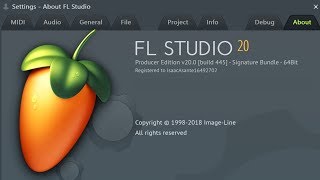 FL Studio 20 Unlocking full version with regkey [upl. by Auqinom]