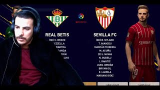 fc betis vc sevilla pes 2021 patch 2024 live strem glitzo show live [upl. by Nani]