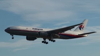 Malaysia Airlines Boeing 777 9MMRO Missing Plane Landing at Frankfurt Airport full HD [upl. by Annahahs796]