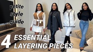 How to Layer Like a Pro 4 Petite Wardrobe Essential Pieces for Layering this FallWinter [upl. by Hathcock321]