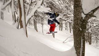 WHO ELSE LOVES TREE SKIING IN JAPAN  Vlog218 [upl. by Cristina691]