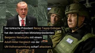 Erdogan vergleicht Netanjahu mit Hitler [upl. by Wolfe730]