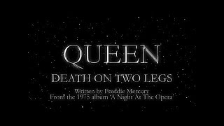 Queen  Death on Two Legs Official Lyric Video [upl. by Alejandro687]