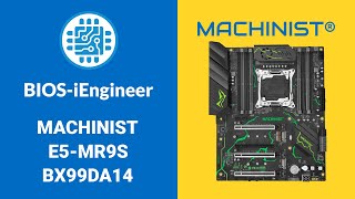 MACHINIST E5 MR9S Custom Gaming BIOS from iEngineer [upl. by Niraj288]