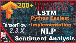 LSTM tensorflow Deep Learning Model  Exploring tensorflow dataset tutorial  Python Explanation [upl. by Eichman]