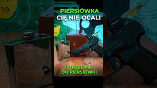 Czy Piersiówka🧴 Uratuje Ci Życie przed STRZAŁEM😨 gunmajster strzelanie broń pistolet [upl. by Volin]