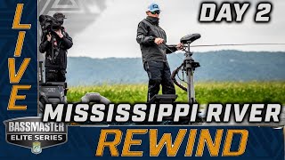 2022 Bassmaster LIVE at MISSISSIPPI RIVER  Day 2 SATURDAY [upl. by Epotimet276]