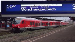 Der neue Regionalexpress RE 42 Münster nach Mönchengladbach HBF in WanneEickel [upl. by Lorant152]