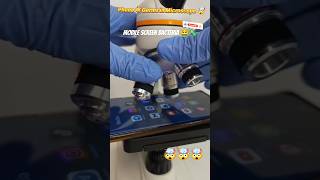 Mobile Screen Germs 🤯🤯 ❌facts smartphone microscope testing [upl. by Bradwell]