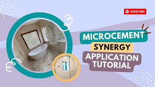 5 Star Finishes Microcement Synergy Shower Walls and Bathroom Application Tutorial [upl. by Jobie]