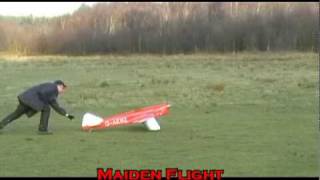 Falkirk Model Flying Club  Peters Sparrowhawk [upl. by Nylatsirk]