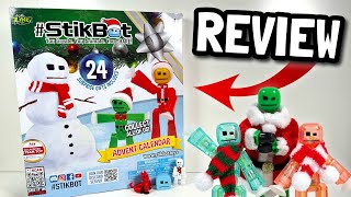 The COMPLETE 2023 Stikbot Advent Calendar REVIEW amp UNBOXING [upl. by Pooi123]