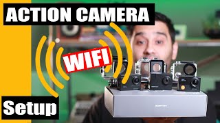 How to connect your Action Camera to WIFI app [upl. by Noir276]