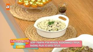 Bademli pilav  Mutfakta İyilik Var 17 Bölüm  atv [upl. by Ilyak]