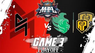 BLCK VS FCAP Blacklist international vs Falcon APBren PLAYOFFS MPL PH GAME 3SEASON 14 [upl. by Onailime]