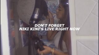 Niki Kini  WATCH YOUR BACK lyric video [upl. by Pasahow]