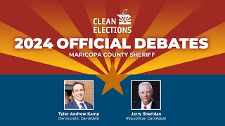 Arizona Debates Maricopa County Sheriff [upl. by Odrareve]