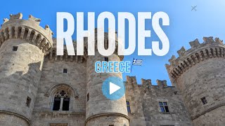 The Greek island of Rhodes has a long historical past with many grand buildings to discover [upl. by Notled]